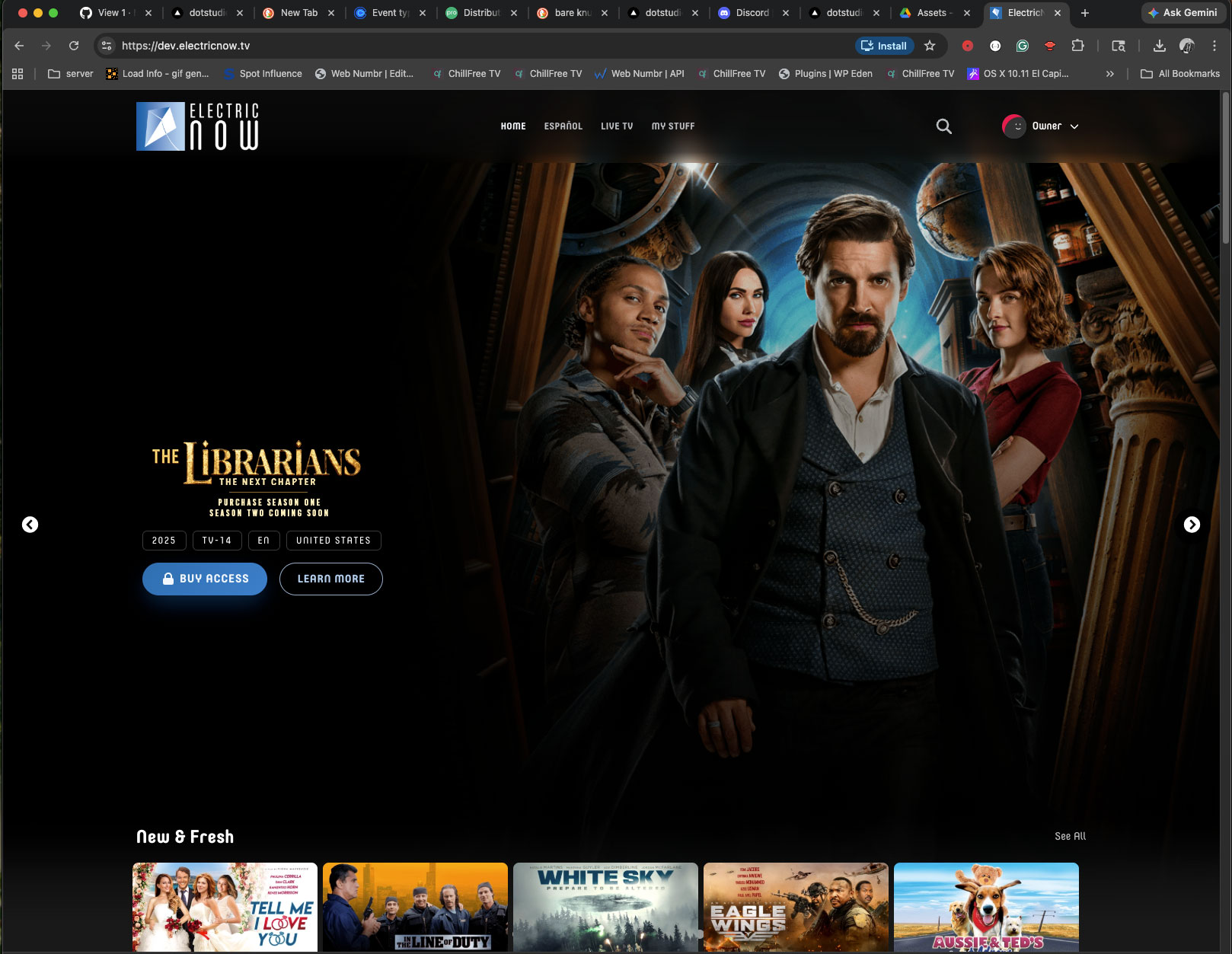 Electric Now streaming platform