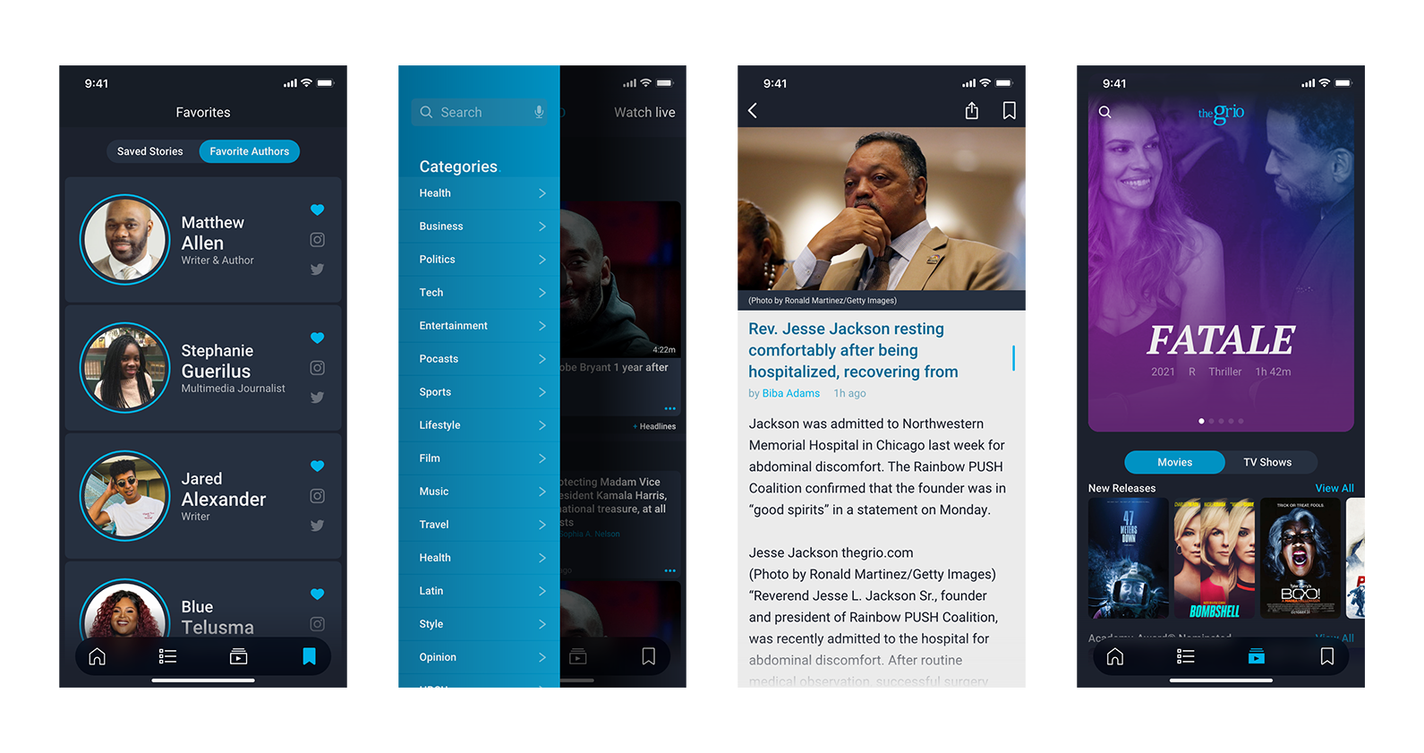 TheGrio streaming experience